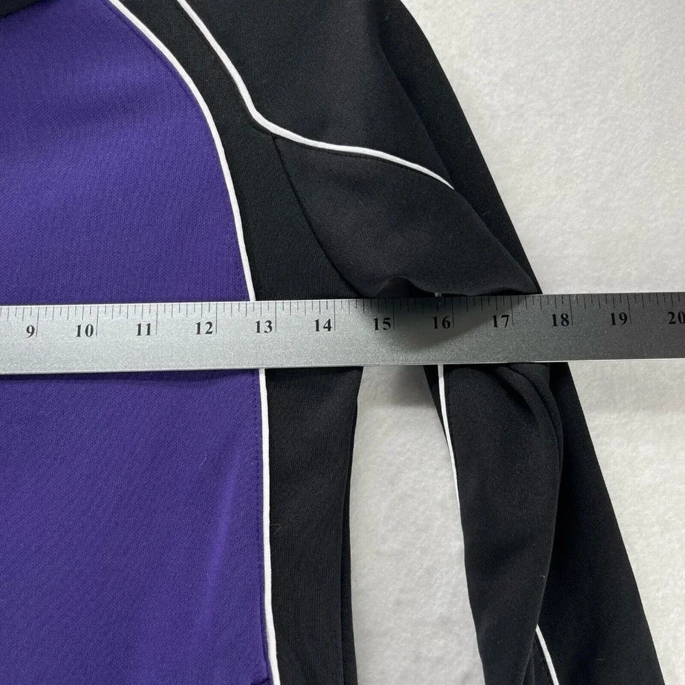 Charles River Sport Jacket Girls Sz M Olympian Warm Up Full Zip Athletic Purple - Picture 9 of 11